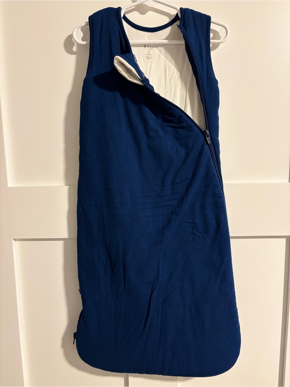 Kyte BABY Navy Blue Sleeveless Sleep Sack One-Piece